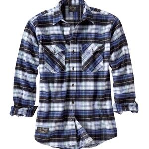 VERMONT FLANNEL 100% ORGANIC COTTON MEN'S CLASSIC FLANNEL SHIRT SMALL NWOT
